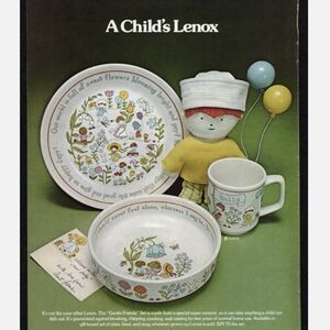 VTG 1976 Lenox Child's Set